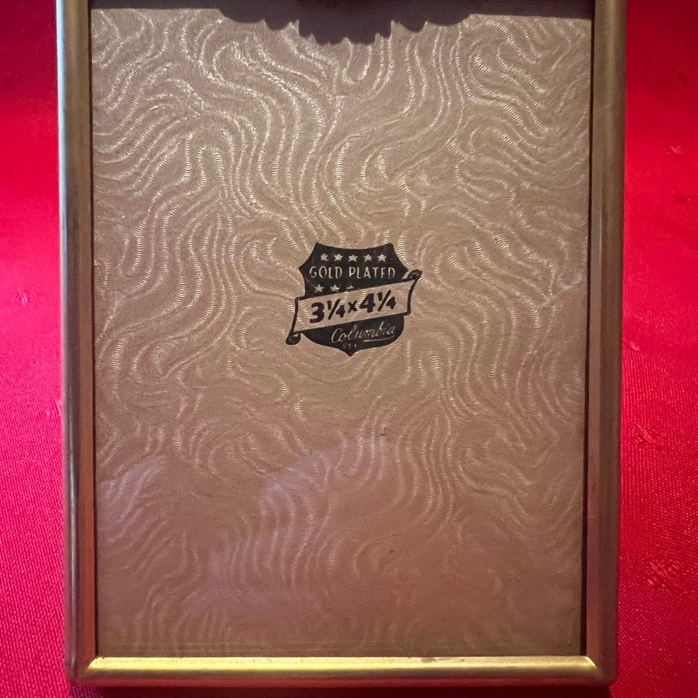 Columbia Gold Plated Picture Frame
